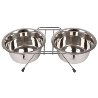 Nobleza Stojan s dvoma miskami priemer 14 cm 2 x 1,5  l